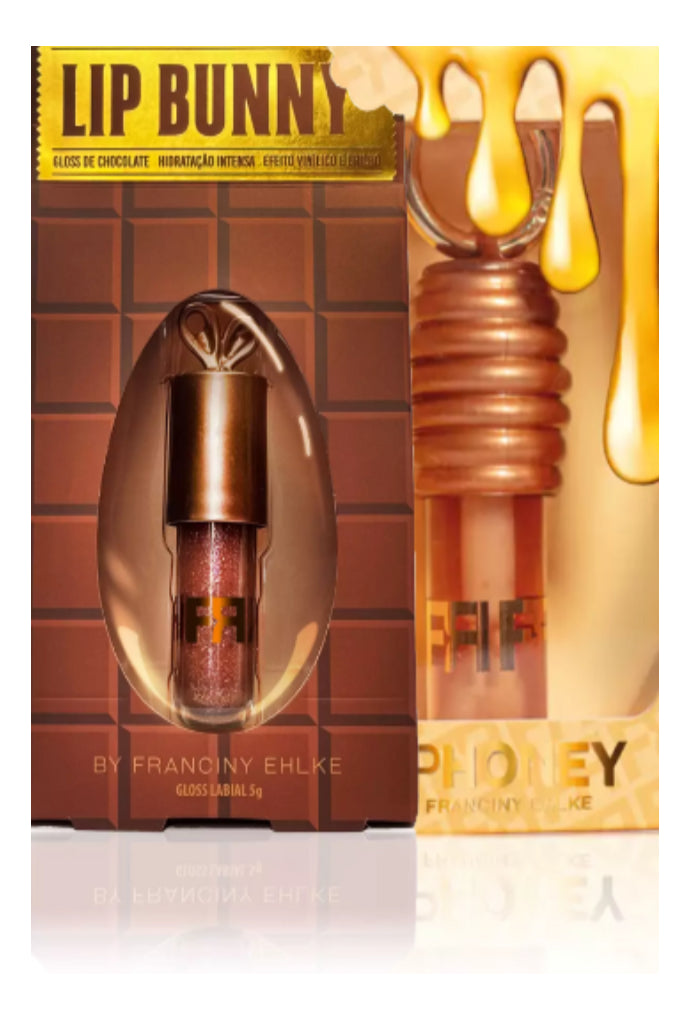 Gloss Fran Lip Honey + Lip Bunny -by Franciny Ehkle Chocomel