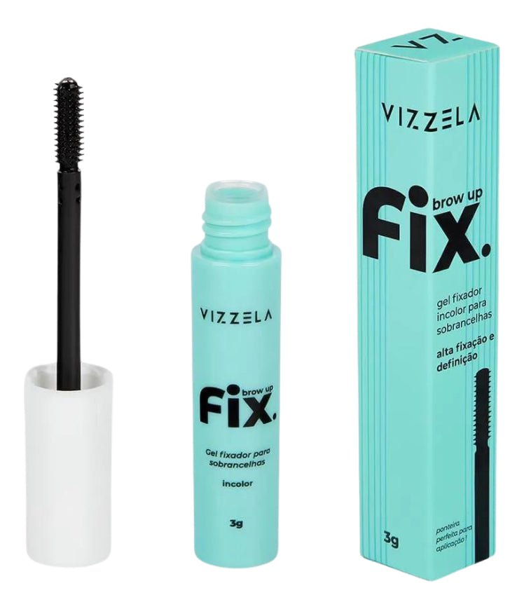 Brow Up Fix Gel Para Sobrancelhas Incolor - Vizzela 3g